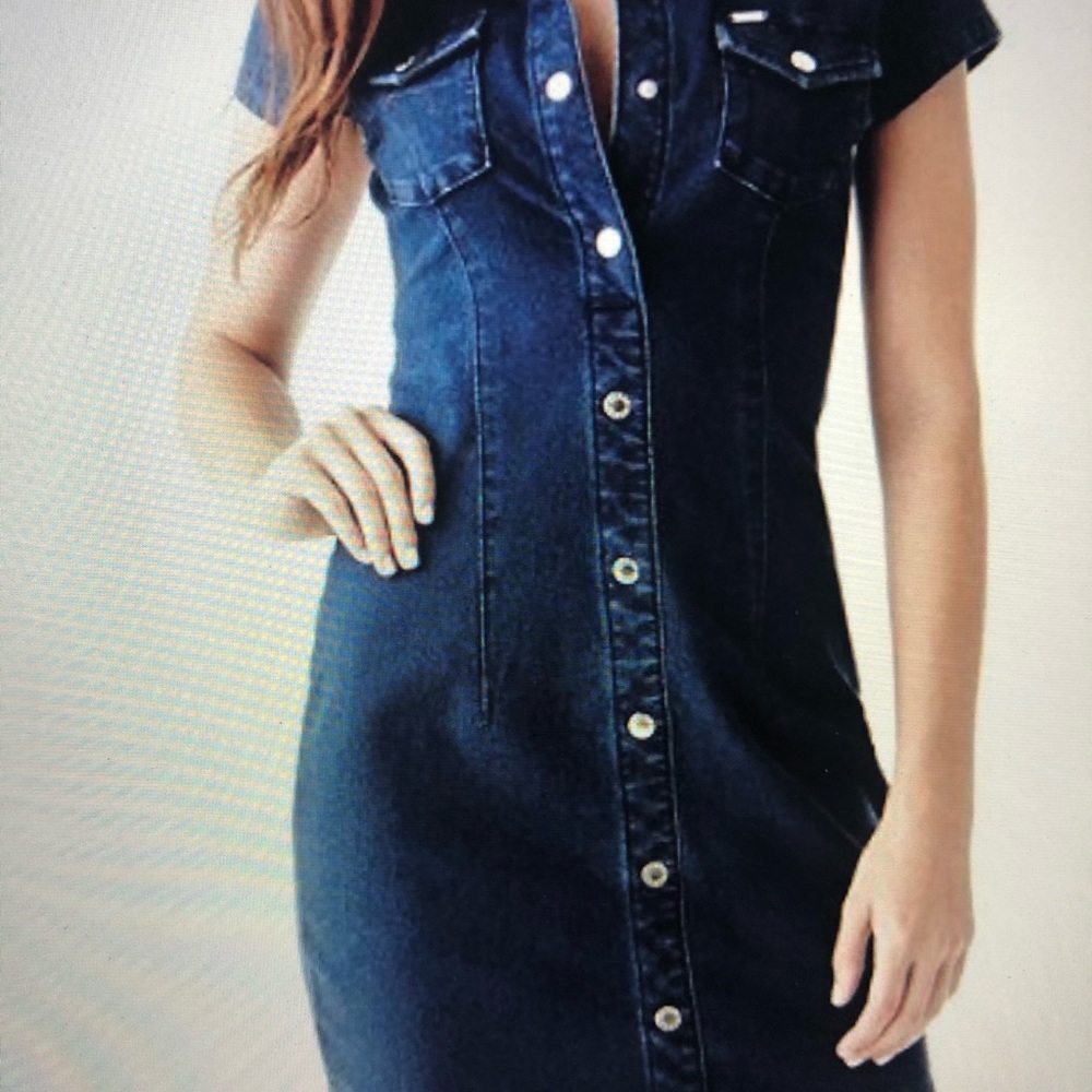 Guess form-fitting Jean mini-dress